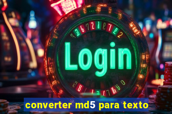 converter md5 para texto